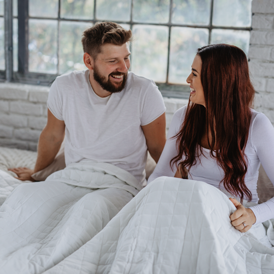 Zátěžová deka SleepLab Cotton – klidný spánek pod zátěžovou dekou